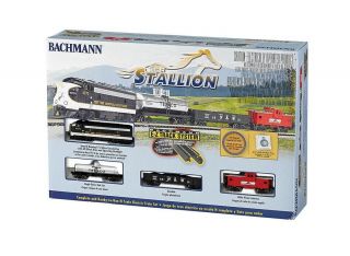 Bachmann N Scale The Stallion Train Set E - Z Track System 24025