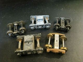 Nason /scale Craft? Brass Lead Molded Oo/00 Parts 5 Trucks