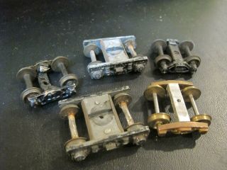 Nason /Scale craft? brass lead molded OO/00 parts 5 trucks 2