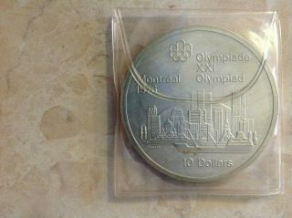 1976 Canada Montreal Olympic Games 10 Dollars Silver Coin 2