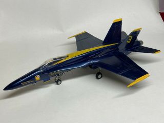 Blue Angels F/a - 18 Hornet,  1/48,  Built & Finished For Display,  Good.