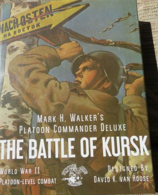 Platoon Commander The Battle Of Kursk Flying Pig Games Mark Walker Wwii Russia