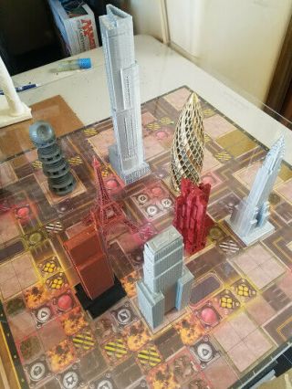 3d Printed Buildings For Monsterpocalypse Or Any 6mm Game