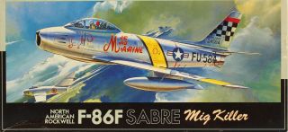 Fujimi 1:72 North American Rockwell F - 86 F Sabre Mig Killer Plastic Kit F19u