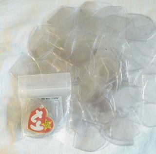 100 Ty Beanie Baby Tag Bags Tag Protectors