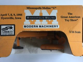 1/16 SpecCast Minneapolis Moline U Wide Front 1995 Great American Toy Show 3