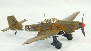 1/72 Fujimi - Junkers Ju 87 D - 1 Stuka - Very Good Built & Painted