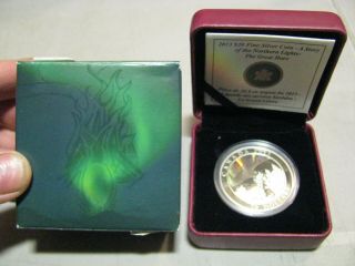 2013 $20 Fine Silver Coin - A Story Of The Northern Lights - The Great Hare