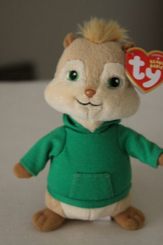 Ty Beanie Babies Theodore Alvin And The Chipmucks "