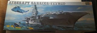 Revell Uss Wasp Aircraft Carrier Plastic 20 " Long Model Ship H - 375
