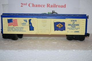O Scale Trains Lionel State Of Delaware Box Car 7601