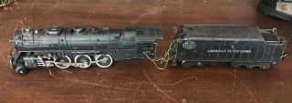 American Flyer " S " Scale Hudson Locomotive 322 With Ny Central Tender