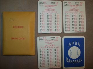 1964r Apba Baseball Cards Complete - 1989 Printing