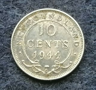 Canada Newfoundland 10 Cents 1944 C Key Date