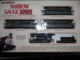 Bachmann Narrow Gauge Express On30 Train Set