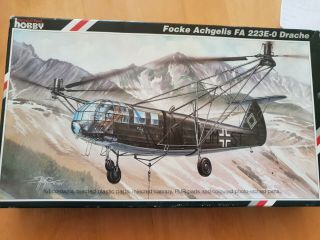 Special Hobby 1/48 Focke Achgelis Fa223e - 0 - German Helicopter - Bonus Mask Set