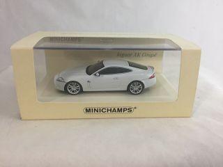 1/43 Minichamps 2005 Jaguar Xk Coupe,  White,  Linea Bianco 12 436 130500