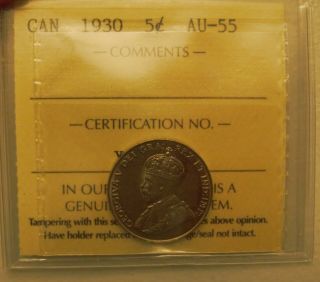 Iccs 1930 Au - 55 Canadian Nickel