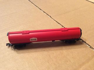 Graham Farish N Scale 100 Ton Tanker Bogie Texaco (red) 3701 Train Car.