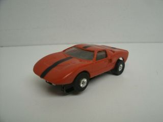 Rare Very Early Vintage Aurora Model Motoring T - Jet Tuff Ones Red Ford Gt