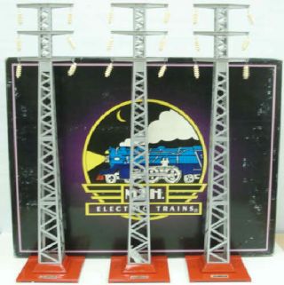 Mth 10 - 1043 Standard Gauge High - Tension Towers (set Of 3) Ln/box