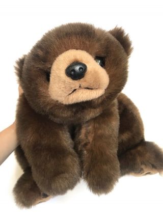 Vtg 1996 Ty Classic Plush Paws Brown Bear 5024 Stuffed Animal Teddy