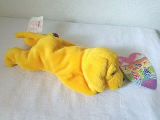 Lisa Frank Fantastic Beans Casey Yellow Puppy Plush Stuffed Animal 3