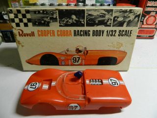 1965 Revell Cooper Cobra Ford Slot Car Body 1/32nd Scale
