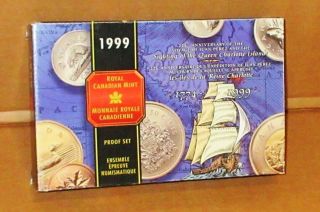 1999 Royal Canadian Queen Charlotte Islands 8 Coin Proof Set Mip