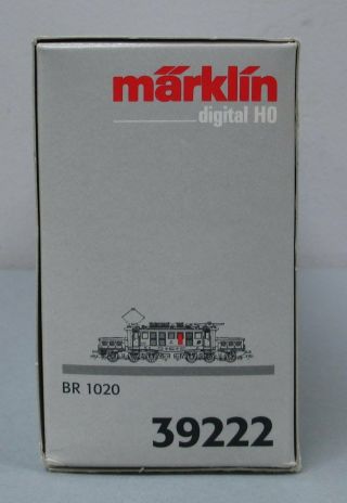 Marklin 39222 HO Scale BR 1020 Electric Locomotive EX/Box 3