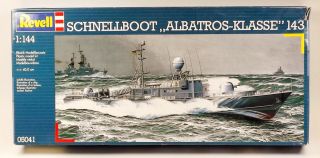 Revell 05041 German Albatros Class Schnellboot 143 1/144 Scale Plastic Model Kit