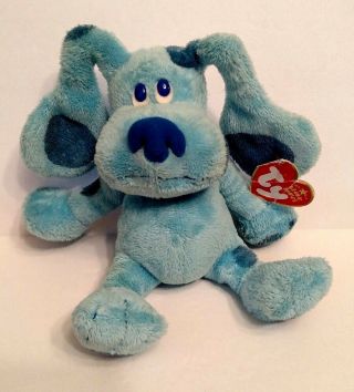 Ty Blues Clues Puppy Dog Beanie Baby Retired With Tags Nickelodeon Cartoon