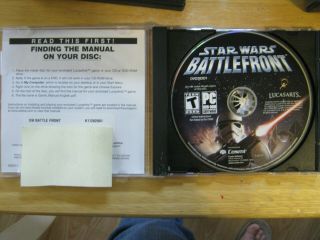 PC Star Wars Bundle: Battlefront w/key (DVD) & Galactic Battleground Saga (2 CDs 3