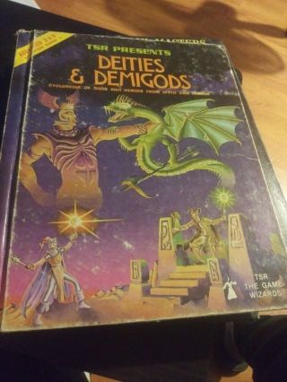 Ad&d Advanced Dungeons And Dragons Deities And Demigods Tsr Presents