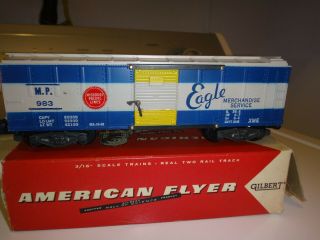 American Flyer 983 Missouri Pacific Eagle Box Car W Orig Box E,