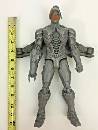 Tech Blast Cyborg Action Figure Dc Comics Mattel Justic League 11.  5 " Talking