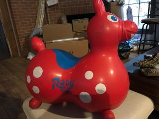 Gymnic Rody Max Horse Baby Toddler Ride On Latex Vinyl Bouncing Toy Donkey