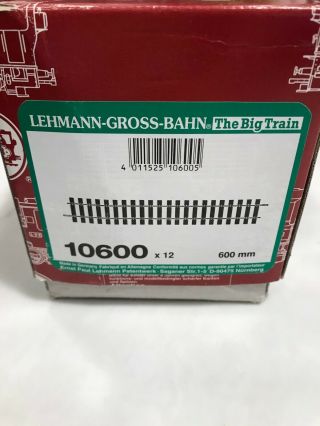 Lgb G Scale Straight Track 600mm (box Of 12) | Bn | 10600
