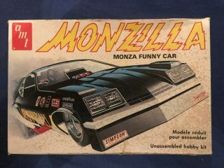Amt Vintage Monzilla Monza Funny Car 1/25 Scale (1976)