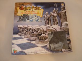 2002 Mattel Harry Potter Wizard Chess Set No Instructions
