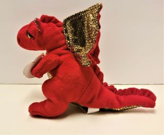 Ty Beanie Baby Legend The Red And Gold Dragon