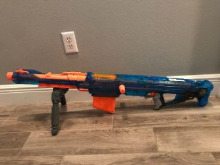 Nerf N - Strike Elite Sonic Ice Blue Mega Centurion Dart Gun Blaster 2