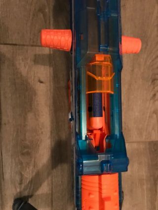Nerf N - Strike Elite Sonic Ice Blue Mega Centurion Dart Gun Blaster 3