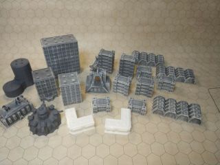 Big Box Of 3d Printed Buildings,  6mm/1/285th Scale Battletech War Game Terrain