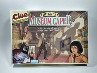 Clue The Great Museum Caper Art Theft Mystery Board Game Complete 1991