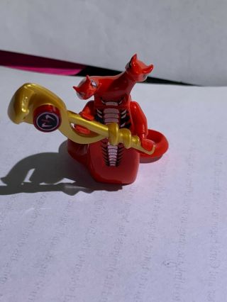 Lego Ninjago Fangtom Minifigure Red Snake With Weapon 9445
