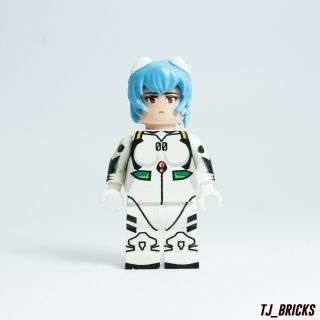 Manga Brick Custom Lego Minifigure Rei Ayanami Neon Genesis Evangelion