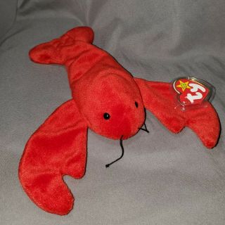 Ty Beanie Baby Collectible Pinchers The Lobster 1993 Retire Pvc