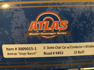 Atlas O 2 - Rail California Zephyr 3009015 - 1 Amtrak Silver Ranch 9453 Dome - Chair