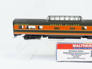 HO Scale Walthers 932 - 9039 GN Great Northern Vista Dome Coach Passenger Car RTR 2